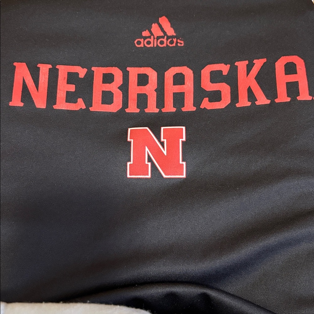 Men’s 2XL Adidas Scorch Nebraska Cornhuskers ClimaLite Performance T-Shirt - Picture 6 of 6